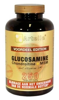 Glucosamine/chondroitine/msm Artelle 250tb
