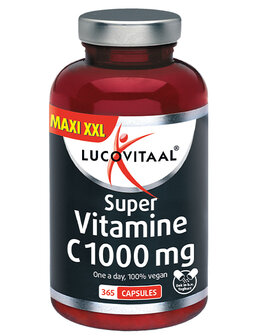 Vitamine C 1000mg vegan Lucovitaal 365ca