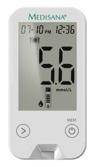 Meditouch 2 glucosemeter USB Medisana 1st