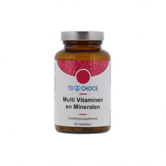 Multi vitaminen en mineralen TS Choice 60tb