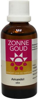 Amandel olie zoet Zonnegoud 50ml