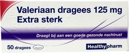 Valeriaan extra sterk 125mg Healthypharm 50drg