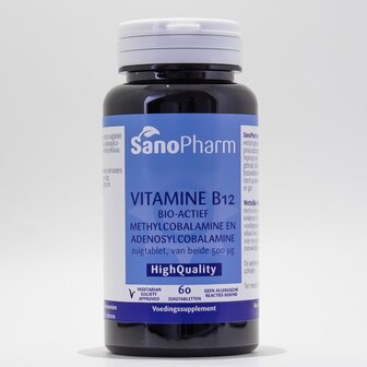 Vitamine B12 methyl adenosylcobalamine 500mcg Sanopharm 60zt