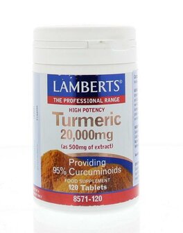 Curcuma 20.000mg (turmeric) Lamberts 120tb