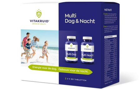 Multi dag &amp; nacht 2 x 90 tabletten Vitakruid 2x90st