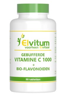 Gebufferde vitamine C 1000mg Elvitaal/elvitum 90tb