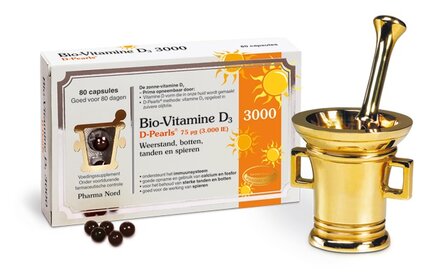 Bio-Vitamine D3 3000IE D pearls Pharma Nord 80ca