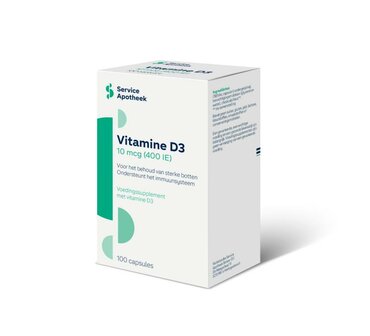 Vitamine D3 10mcg Service Apotheek 100ca