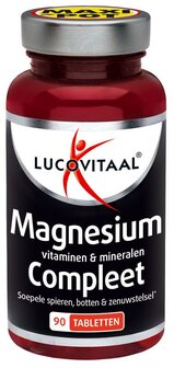 Magnesium vitamine mineralen complex Lucovitaal 90tb