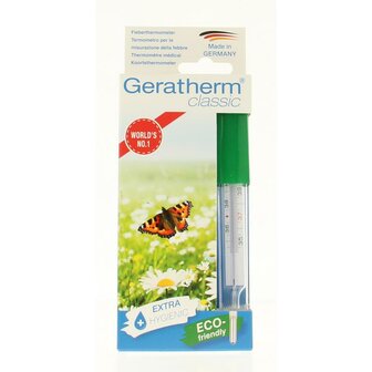 Thermometer classic blauw Geratherm 1st