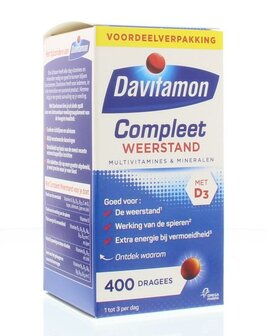 Compleet weerstand Davitamon 400drg