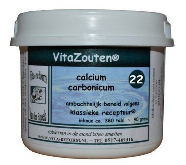 Calcium carbonicum VitaZout Nr. 22 Vitazouten 360tb