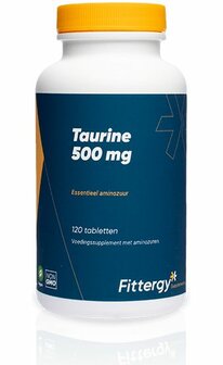 Taurine 500mg Fittergy 120tb
