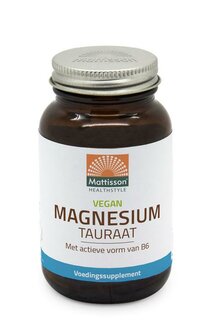 Magnesium tauraat vegan Mattisson 60vc