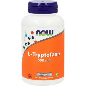 L-Tryptofaan 500 mg NOW 60vc
