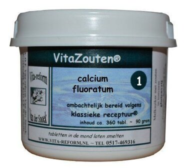 Calcium fluoratum Vitazout Nr. 01 Vitazouten 360tb