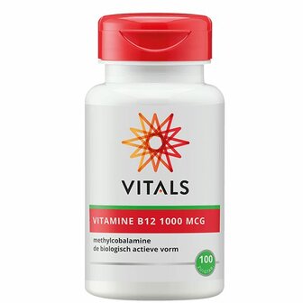 Vitamine B12 methyl 1000 mcg Vitals 100zt