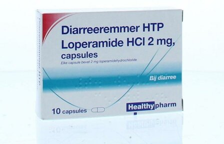Loperamide 2mg diarreeremmer Healthypharm 10ca
