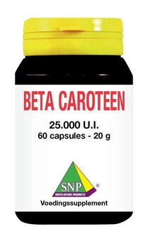 Beta caroteen 25000IU SNP 60ca