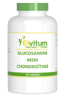 Glucosamine MSM chondroitine Elvitaal/elvitum 180st