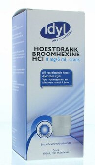 Hoestdrank broomhexine HCl 8mg/5ml Idyl 150ml