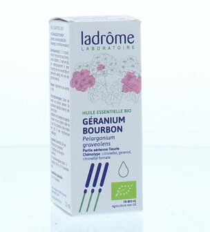 Roos geranium olie bio Ladrome 10ml