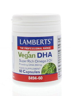 Vegan DHA 250mg Lamberts 60ca