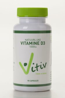 Vitamine D3 1000IU Vitiv 180ca