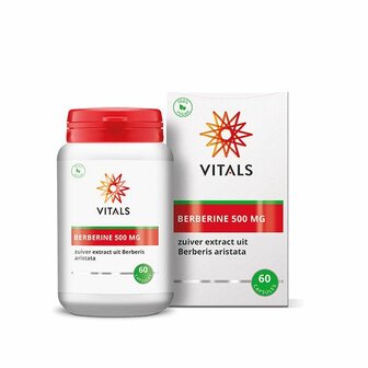 Berberine 500 mg Vitals 60ca