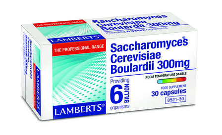 Saccharomyces boulardii 300mg Lamberts 30ca