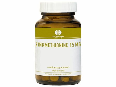 Zinkmethionine 15mg Pigge 90tb