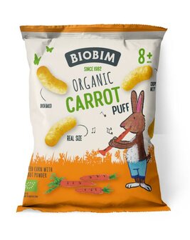 Carrot puff 8+ maanden bio Biobim 20g