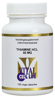 Thiamine HCL 50 mg Vital Cell Life 100vc