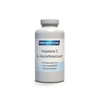 Vitamine C ascorbinezuur poeder Nova Vitae 500g
