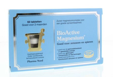 BioActive magnesium Pharma Nord 60tb