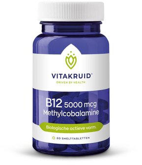 B12 5000 mcg methylcobalamine Vitakruid 60tb