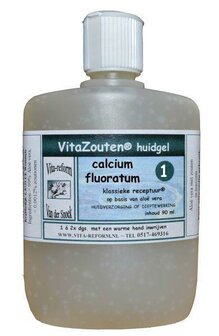 Calcium fluoratum huidgel Nr. 01 Vitazouten 90ml