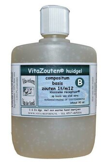 Compositum basis 1t/m12 huidgel Vitazouten 90ml