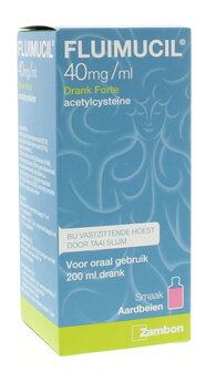 Drank forte 4% Fluimucil 200ml