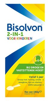 Drank 2-in-1 kind Bisolvon 133ml