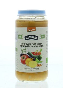 Ratatouille linzen 10+ maanden demeter bio Biobim 250g