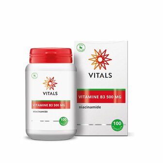 Vitamine B3 niacinamide 500 mg Vitals 100ca