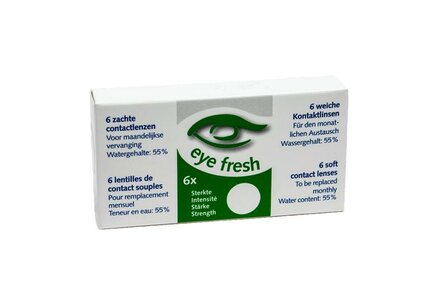 1 Maand lens 6-pack -1.25 Eyefresh 6st