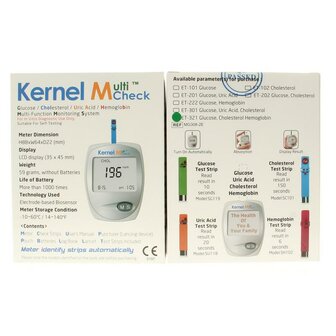 Multicheck glucose cholesterol meter Testjezelf.nu 1st