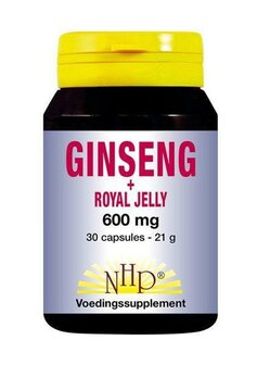 Ginseng royal jelly 600 mg NHP 30ca