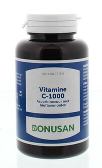 Vitamine C1000 mg ascorbinezuur Bonusan 100tb