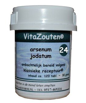 Arsenum jodatum VitaZout Nr. 24 Vitazouten 120tb