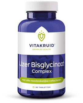 IJzer bisglycinaat 28 mg complex Vitakruid 90tb