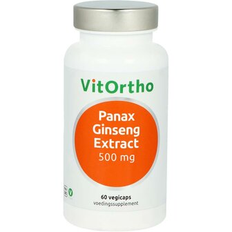Panax ginseng extract 500 mg Vitortho 60vc