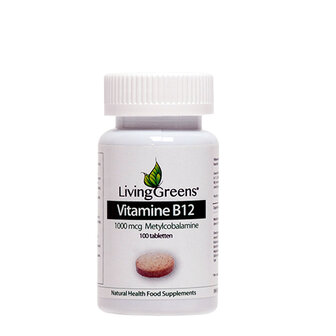 Vitamine B12 methylcobalamine 1000mcg Livinggreens 180tb